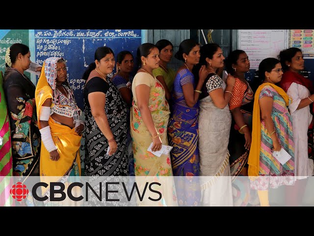 ⁣Voters cast ballots in fourth phase of India's general election