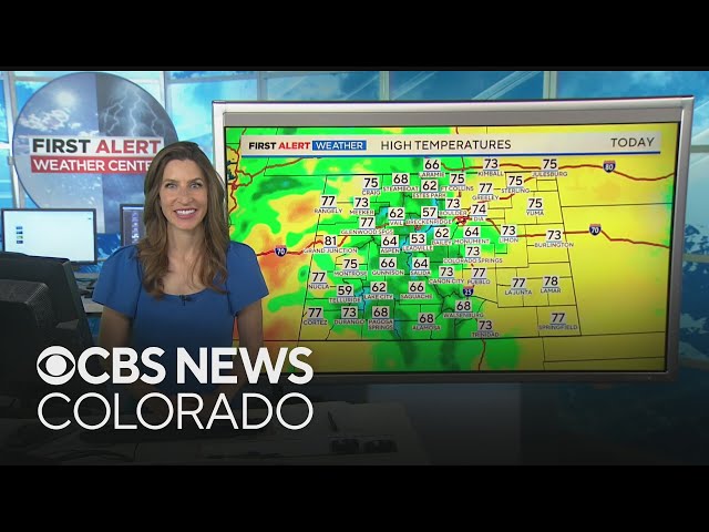 ⁣Denver weather: Temperatures back in the 70s to start the week