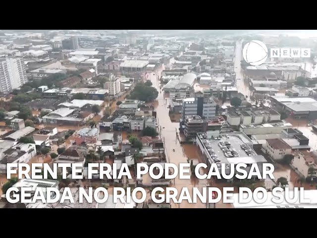 ⁣Frente fria pode causar geada no Rio Grande do Sul