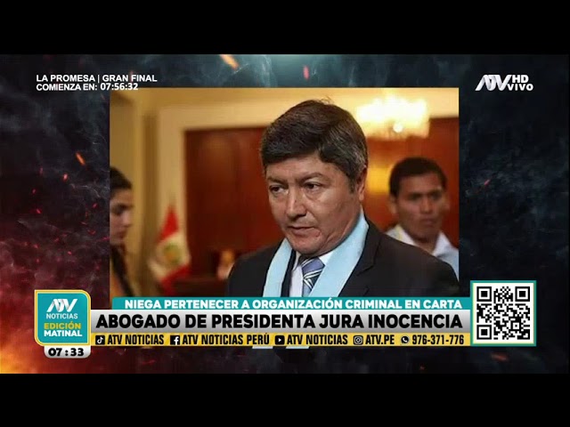 Mateo Castañeda: Abogado de Dina Boluarte niega pertenecer a organización criminal