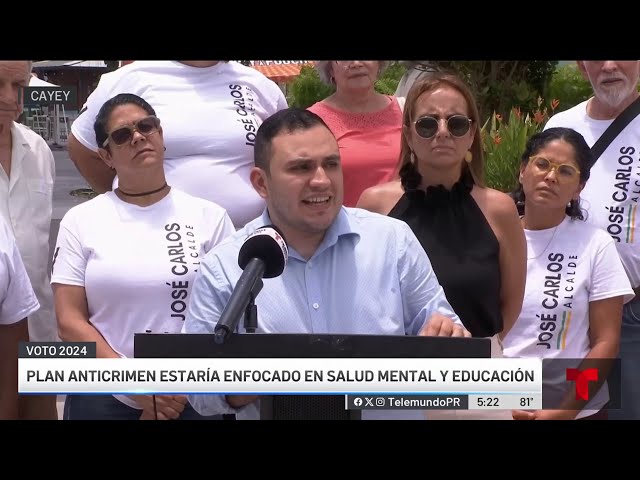 Candidato a la alcaldía de Cayey revela su estrategia para atender el crimen