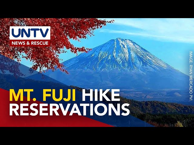 ⁣Online reservations for all hikers to Japan’s Mt. Fuji to start May 20