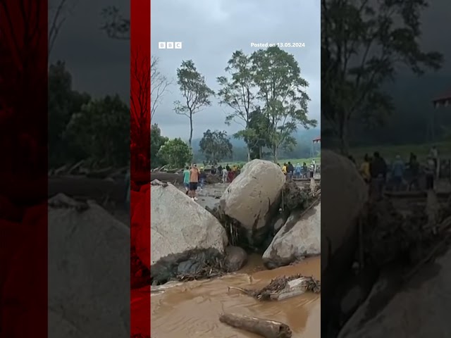 ⁣"Cold lava" from Indonesian volcano and flooding kills at least 41 people. #Sumatra #BBCNe