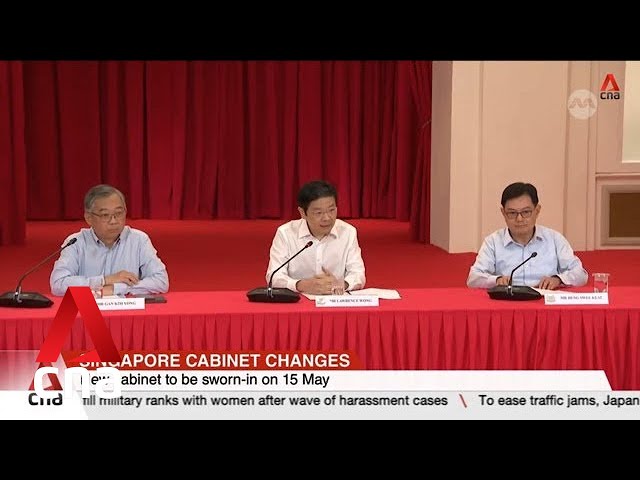 ⁣Incoming Prime Minister Lawrence Wong unveils new Cabinet lineup
