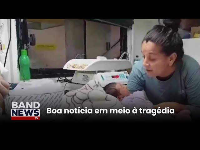 Bebê nasce em abrigo de Novo Hamburgo / RS | BandNews TV