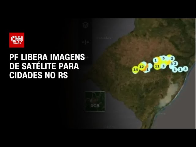 ⁣PF libera imagens de satélite para cidades no RS | LIVE CNN