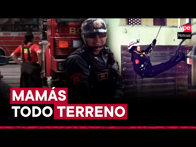 Día de la Madre: mamás policías y bomberas arriesgan sus vidas para salvar a otros