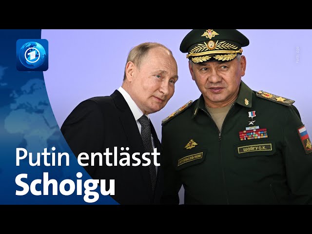 ⁣Russland: Putin entlässt Verteidigungsminister Schoigu