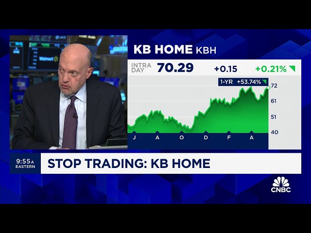 ⁣Cramer’s Stop Trading: KB Home