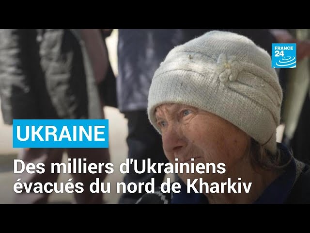 ⁣"On ne voulait pas partir" : des milliers d'Ukrainiens évacués du nord de Kharkiv • F