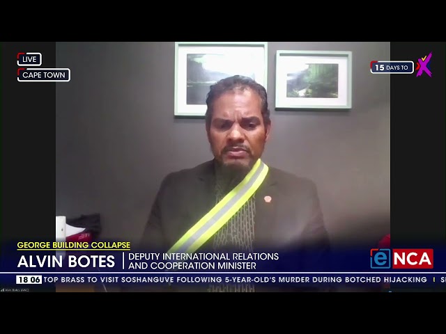 ⁣Alvin Botes speaks on George building collapse