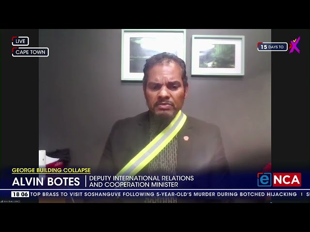 Alvin Botes speaks on George building collapse