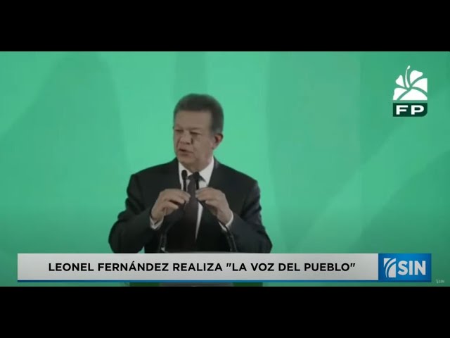 ⁣EN VIVO Leonel Fernández realiza "La voz del Pueblo"