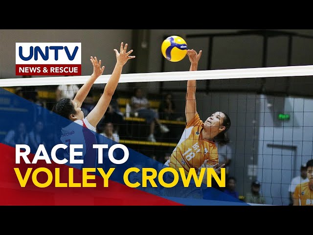 ⁣BFP Lady Fire Figthers topples PNP Lady Patrollers to reign UNTV Volleyball League’s elims