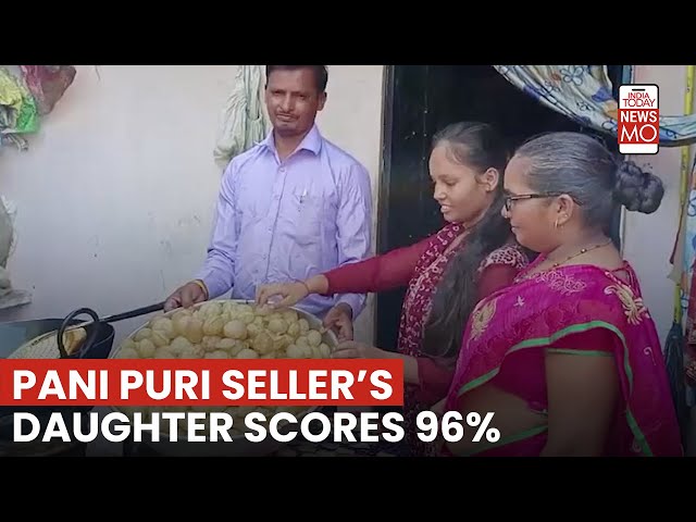 ⁣Gujarat: Pani Puri Seller's Daughter Poonam Kushwaha Scores 99.72 Percentile In Class 10 Boards