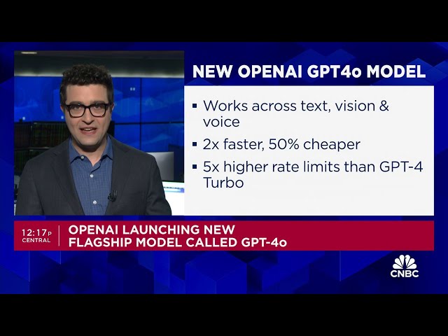 ⁣OpenAI unveils new AI model and desktop version of ChatGPT