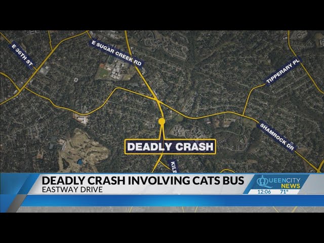 ⁣20 Y/O killed after 3-vehicle crash involving a CATS bus