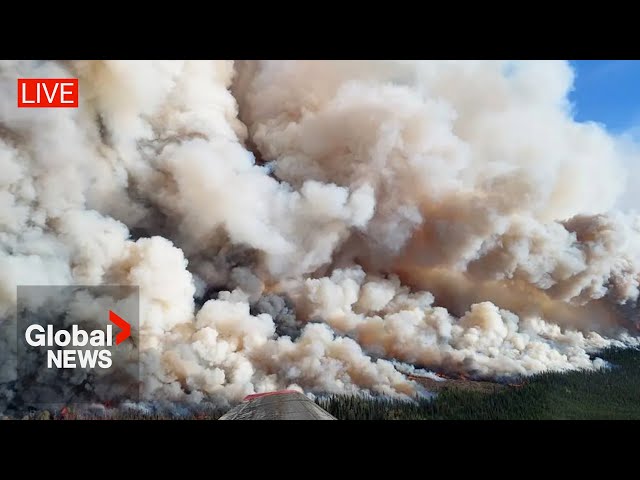 ⁣Canada wildfires: Manitoba officials provide update as blazes approach Cranberry Portage |  LIVE