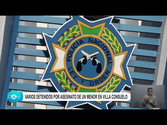 ⁣Varios detenidos por asesinato de un menor en Villa Consuelo