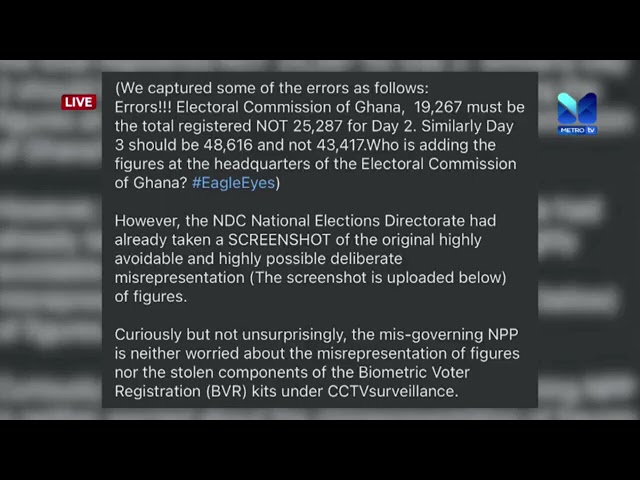 Ec rectifies errors in figures