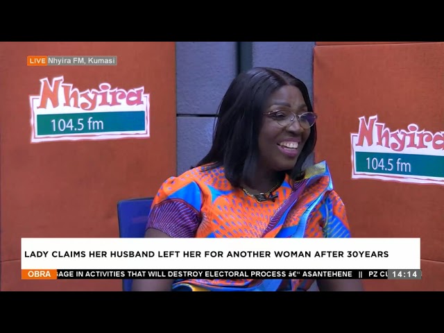 ⁣lady claims her husband Left Her For Another Women After 30years - Obra on Adom TV (13-05-24)