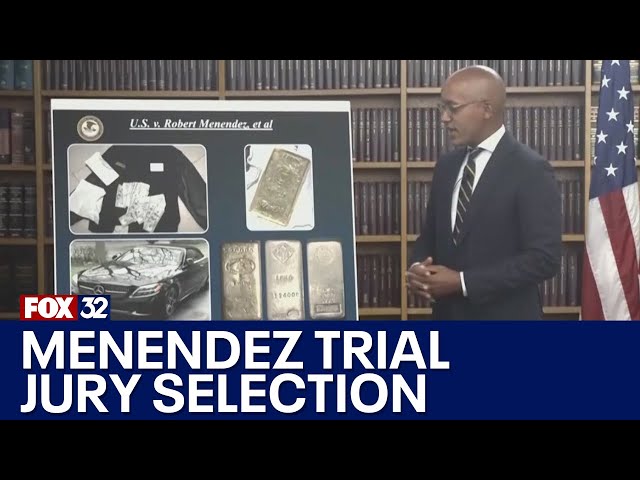 ⁣Jury selection begins for Sen. Menendez's corruption trial