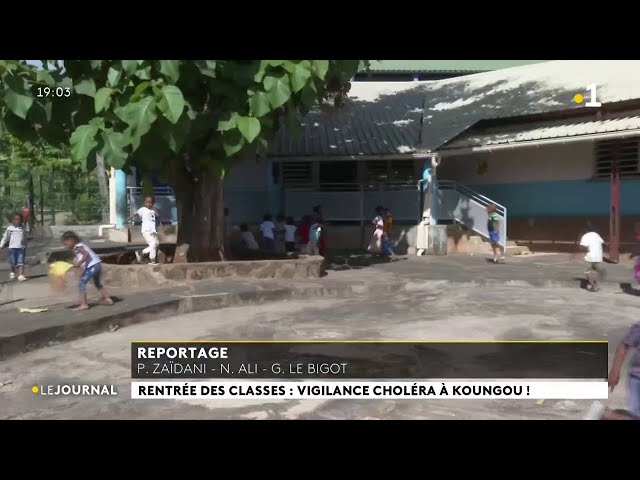 ⁣Rentrée des classes : vigilance choléra à Koungou