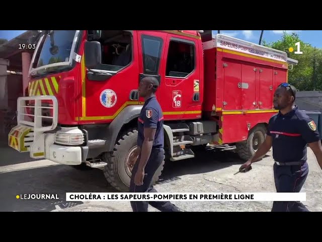 ⁣Choléra : les sapeurs-pompiers en première ligne