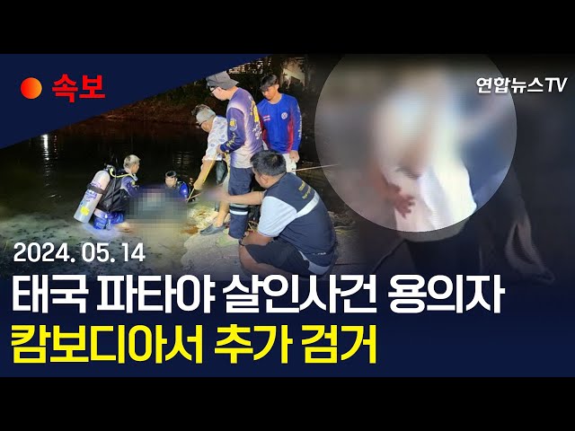 ⁣[속보] 태국 파타야 살인사건 용의자 캄보디아서 추가 검거 / 연합뉴스TV (YonhapnewsTV)