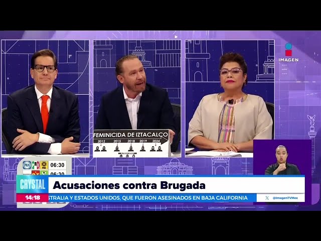 ⁣Así se vivió el Tercer Debate Chilango entre Brugada, Taboada y Chertorivski