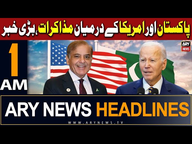 ⁣ARY News 1 AM Headlines 14th May 2024 | Pakistan and US Counterterrorism Dialogue