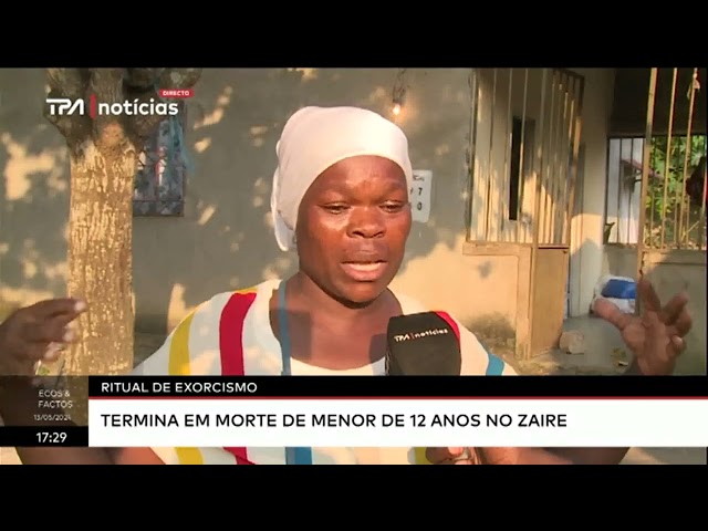 ⁣Ritual de Exorcismo termina em Morte de menor de 12 anos no Zaire