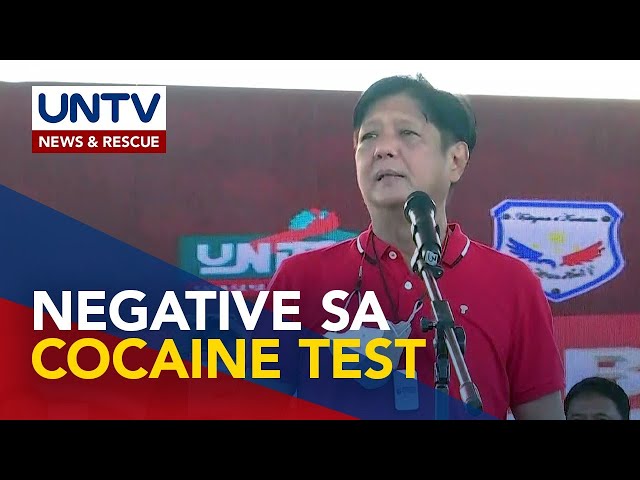 ⁣Resulta ng cocaine test ni Pangulong Marcos noong 2021, negatibo — drug analyst