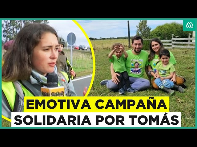 ⁣La emotiva campaña solidaria por Tomás: Medicamento cuesta $3.500 millones