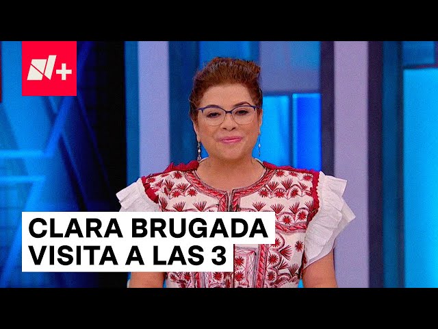 ⁣Clara Brugada visita A Las 3 - N+