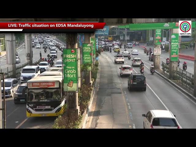 ⁣LIVE: Traffic situation on EDSA Mandaluyong