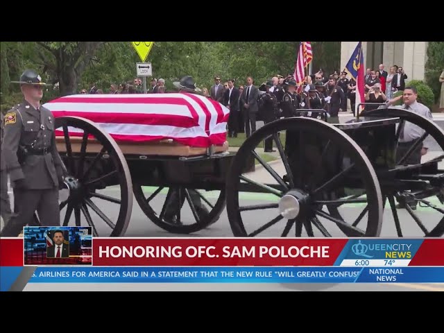 ⁣'These guys take care of us.' Sam Poloche reaches final resting place