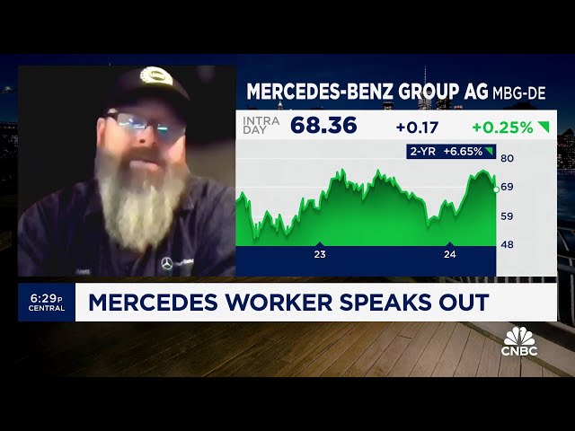 ⁣Mercedes employee talks unionization efforts at Alabama plant