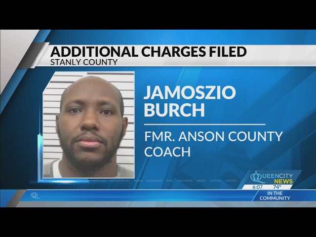 ⁣Former Anson County coach accused of human trafficking faces additional charges in Stanly County