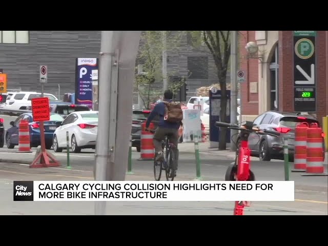 ⁣Calgary cycling collision highlights need for more bike infrastructure