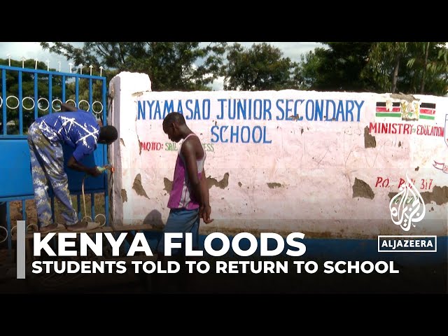 ⁣Kenyan schools grapple with flood damage, disease risks after severe flooding