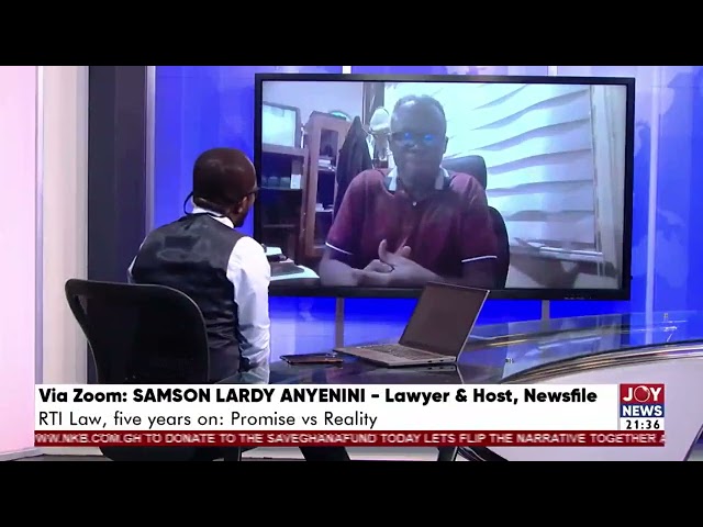 ⁣RTI Law: Institutions that have been slapped with fines have not paid - Samson Lardy