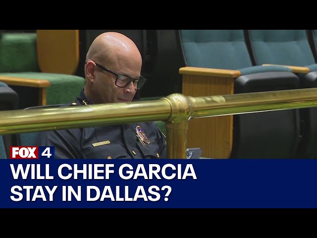 ⁣Dallas police chief stays mum on speculation surrounding his job