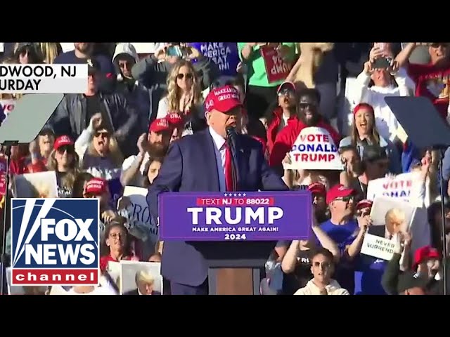 ⁣‘The Five’: Trump pulls massive rally crowd in deep-blue state