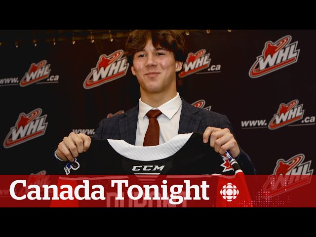 ⁣14-year-old picked first in WHL draft ‘inspired’ by family to play hockey | Canada Tonight