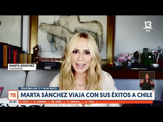 ⁣Marta Sánchez volverá con grandes éxitos a Chile