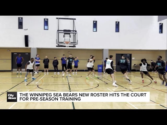⁣The Winnipeg Sea Bears hit the court in anticipation of the 2024 season