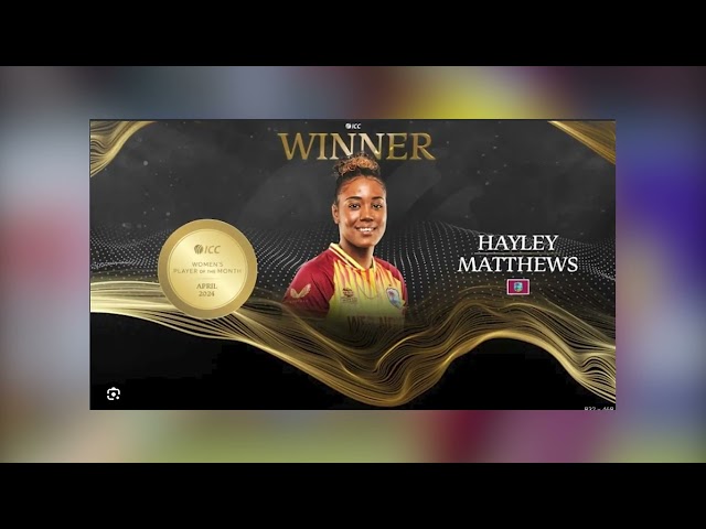⁣ANOTHER GLOBAL ACCOLADE FOR HAYLEY MATTHEWS