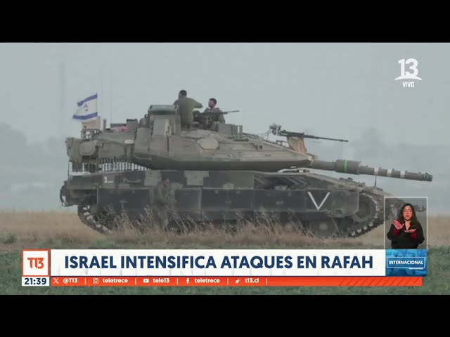 ⁣Israel intensifica ataques en Rafah