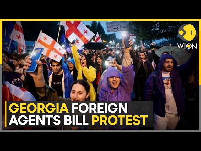 ⁣Georgia foreign agents bill protests: PM Irakli Kobakhidze vows to pass bill despite protests | WION